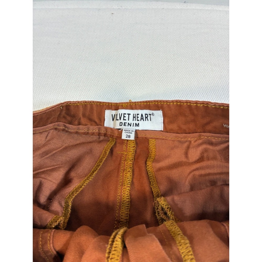 Velvet Heart Malik Women's High Rise Wide Leg Crop Button Fly Pants Size 28 - Picture 8 of 10